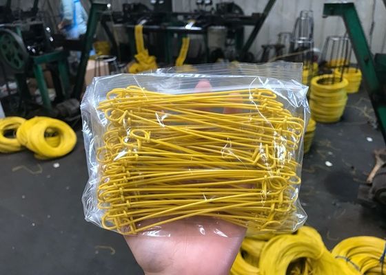 PVC Coated Galvanized 1.6mm 4" 6" Q195 Rebar Tie Wire Loops