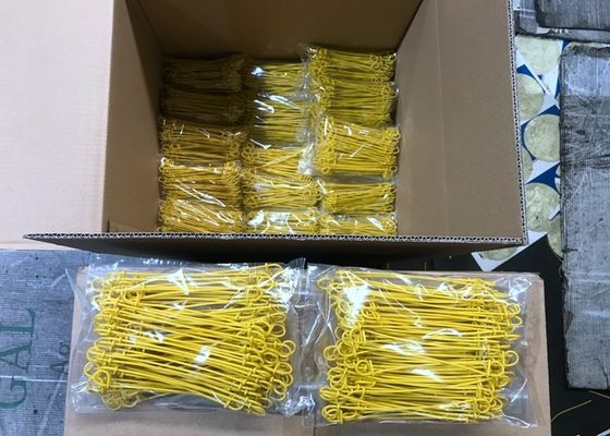 ISO9001 Double Loop Rebar Tie Wire Pvc Coated Bag Packing Baling 1.6mm