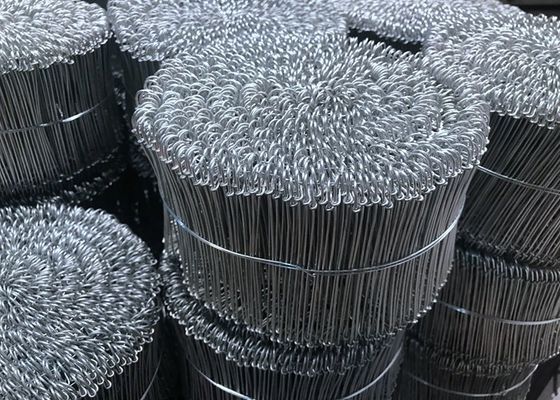 ISO9001 BWG8 1.6mm Galvanized Double Loop Wire Ties