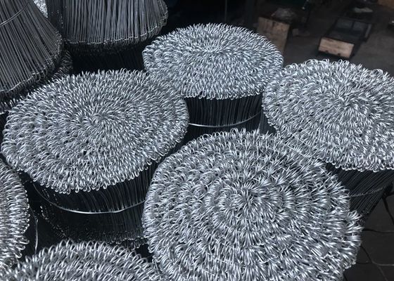 PVC Plastic Coated 10cm 30cm 17G Rebar Tie Wire Loops