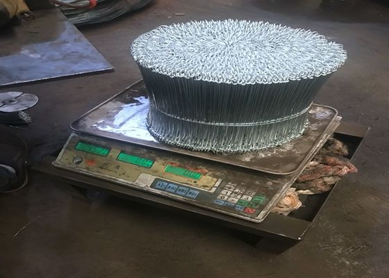 1.0mm 10cm 12cm Galvanized Thread Bar Tie Wire