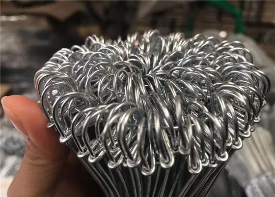 Galvanized Buckle BWG22 Double Loop Wire Plastic Bag Elevator Packaging