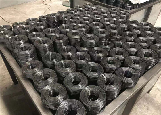 Black Annealed Q195 Metal Tie Wire Bwg 18 Twist Construction