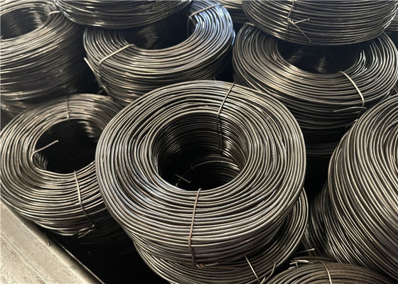Fixed Pocket 120 Meters Per Coil 1.47mm Black Annealed Steel Wire Square Hole